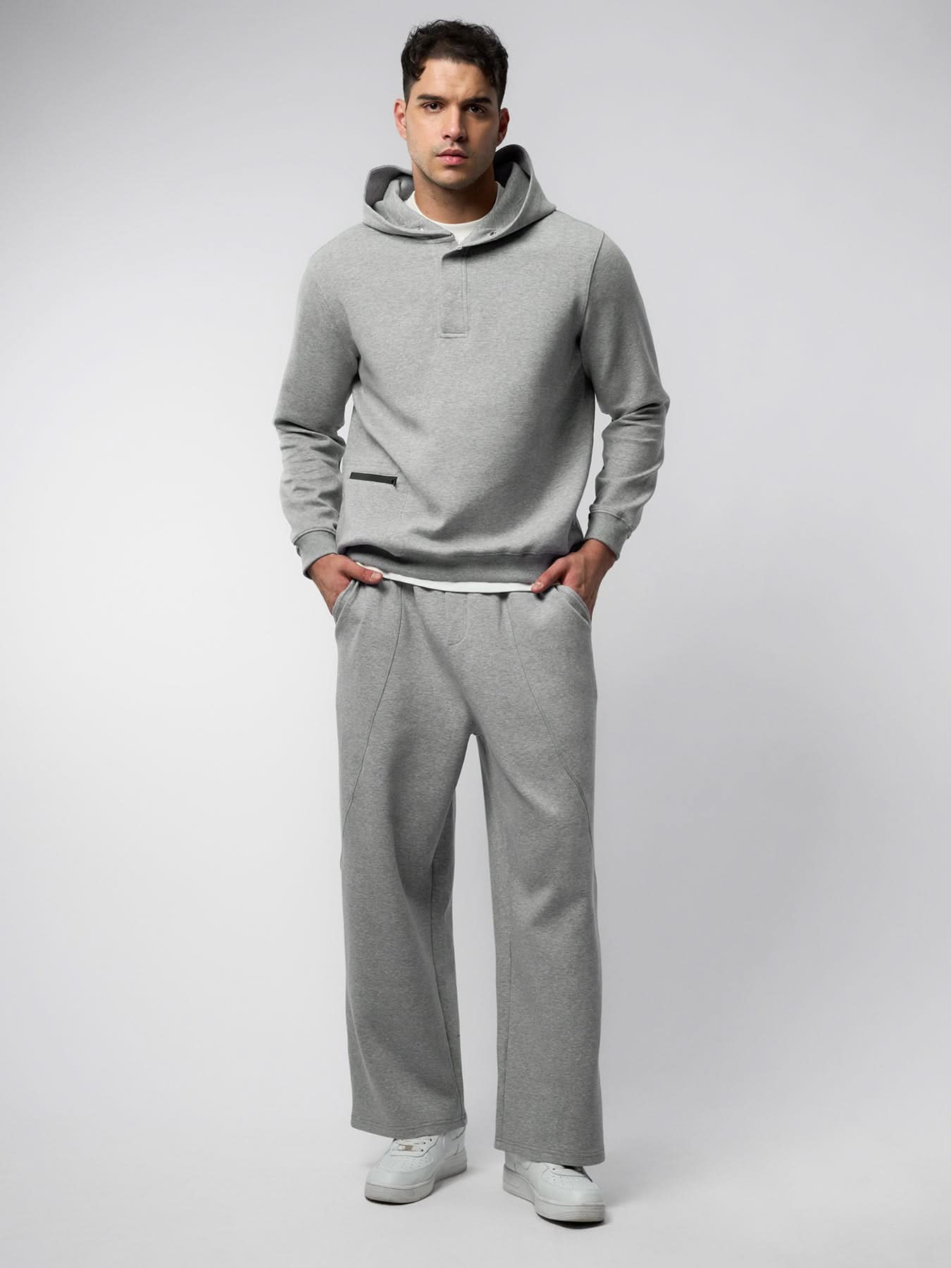 CozySpacer Fall Drawstring Wide Leg Pants Curved Design